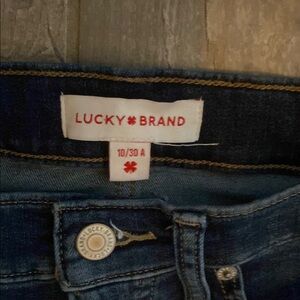 Lucky Brand Blue Denim Jeans with Classic Stitching